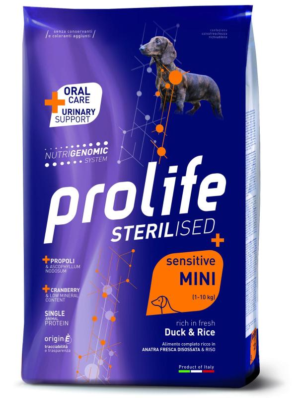 Prolife Sterilised Sensitive Adult Duck & Rice - Mini 7kg