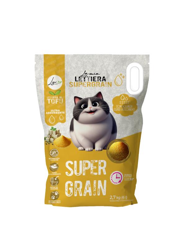 LIGO NATURE Lettiera Supergrain 6lt