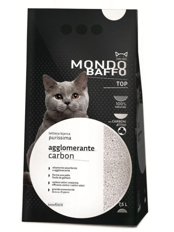MONDO BAFFO LETTIERA AGGLOMERANTE CARBONE 7,5LT