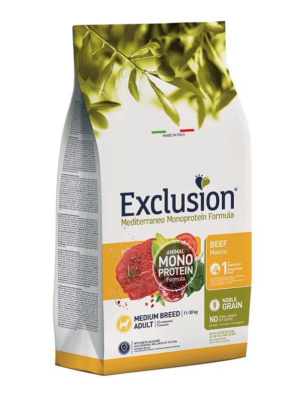 EXCLUSION NOBLE GRAIN Beef M/L 12kg