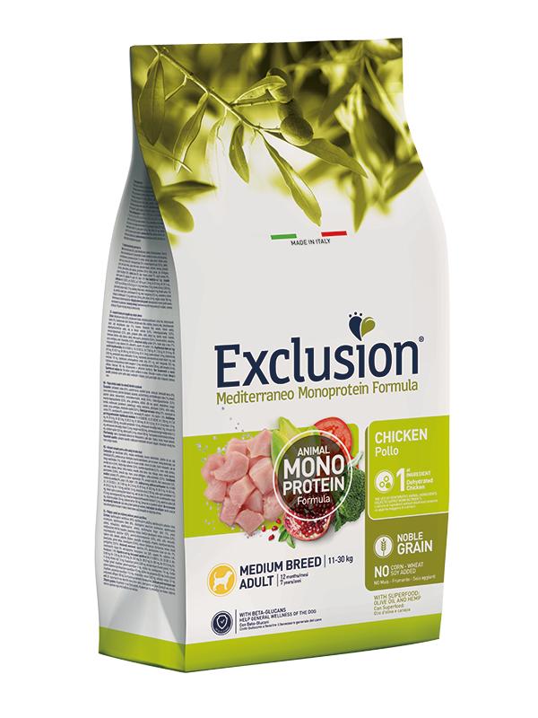 EXCLUSION NOBLE GRAIN Chicken M/L 12kg