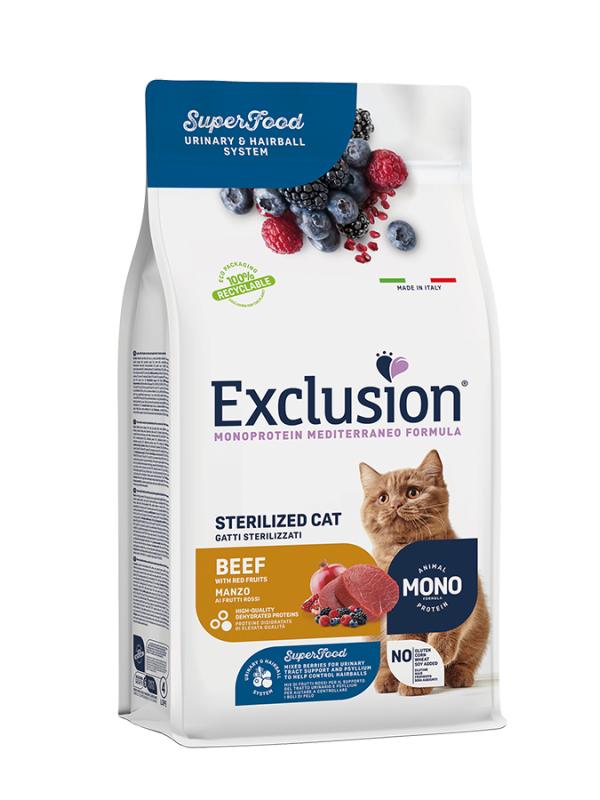 EXCLUSION CAT Sterilised Beef 300gr