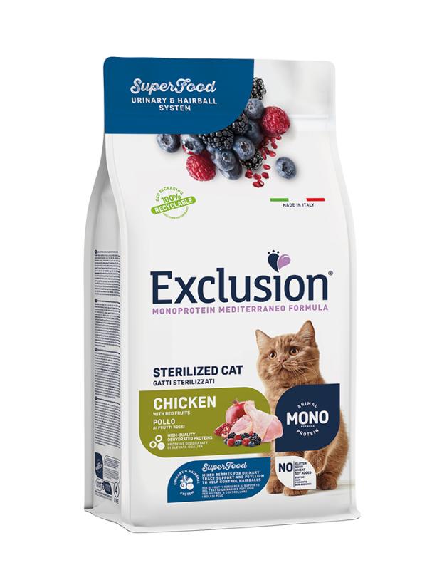 EXCLUSION CAT Sterilised Chicken 300gr