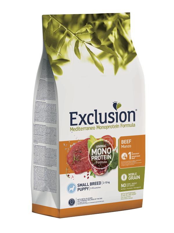  EXCLUSION NOBLE GRAIN PUPPY Small Beef 2kg