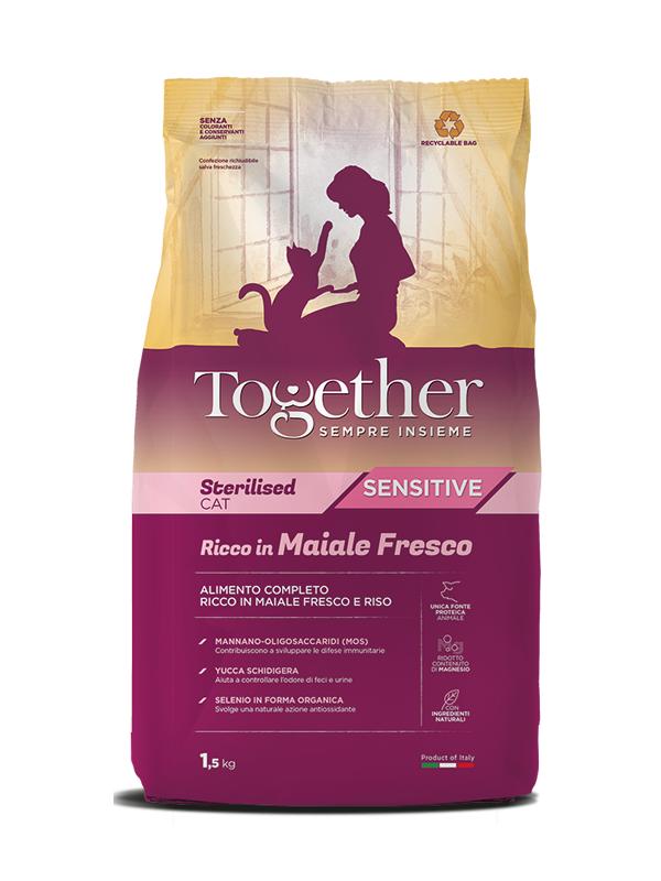 TOGETHER CAT STERILISED SENSITIVE MAIALE 1,5KG