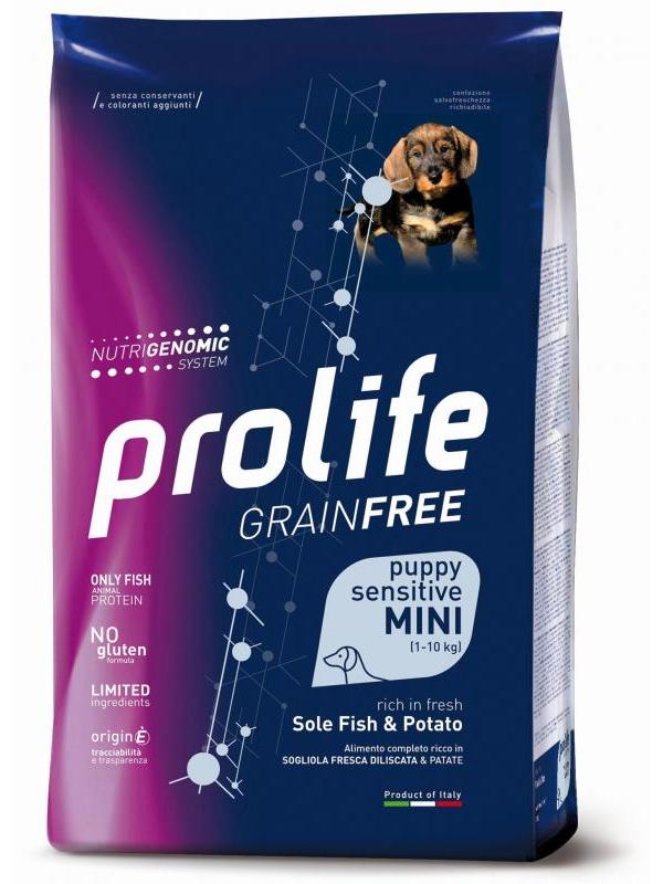 Prolife Grain Free Puppy Sensitive Sole Fish & Potato - Mini 0,6kg