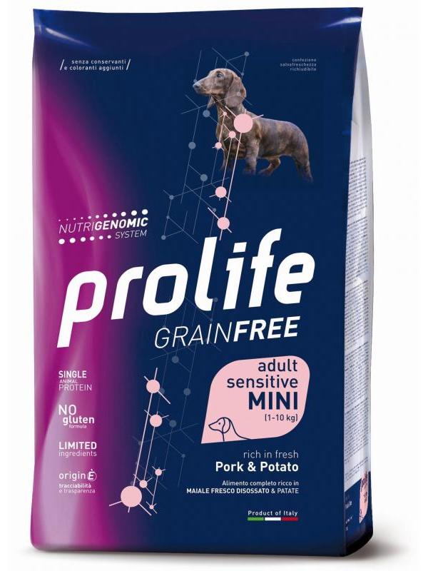 Prolife Grain Free Adult Sensitive Pork & Potato - Mini 2kg