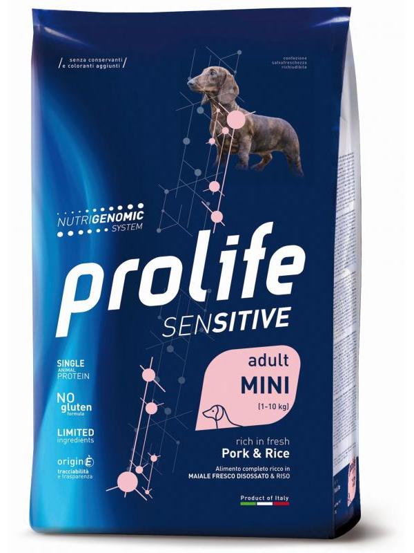 Prolife Sensitive Adult Pork & Rice - Mini 0,6kg
