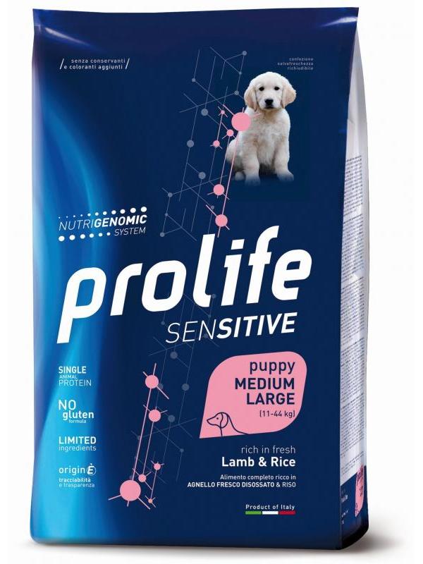 Prolife Sensitive Puppy Lamb & Rice - Medium/Large 10kg