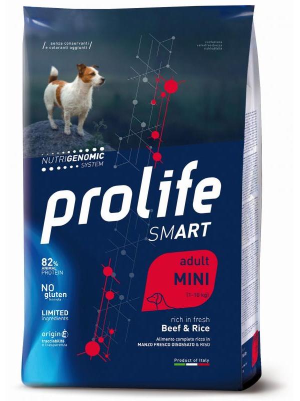 Prolife Smart Adult Beef & Rice - Mini 0,6kg