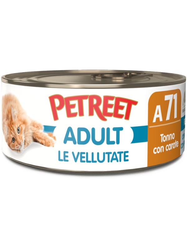 Petreet Cat Vellutata Tonno e Carote 70g