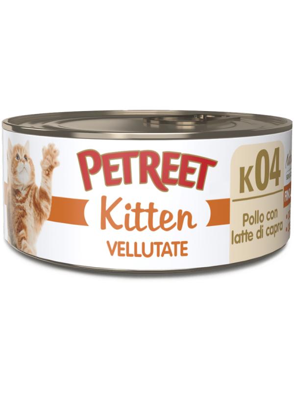 Petreet Kitten Vellutata Pollo con Latte di Capra 70g