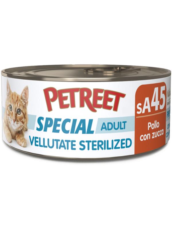 Petreet Cat Vellutata Sterilized Pollo e Fegatini 70g