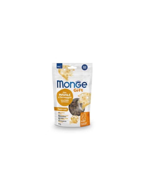 MONGE CAT GIFT Snack Maiale e Formaggio 60gr