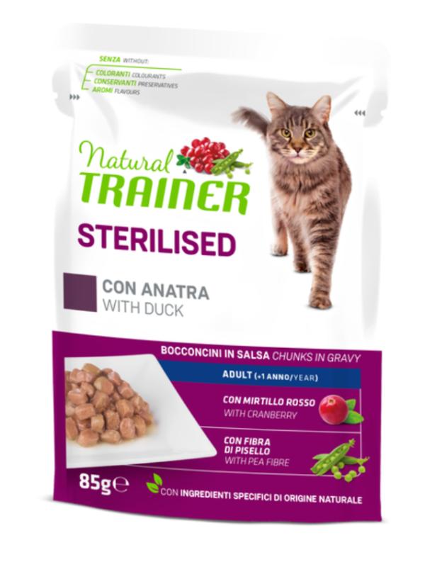 NATURAL TRAINER Sterilised Anatra 85gr