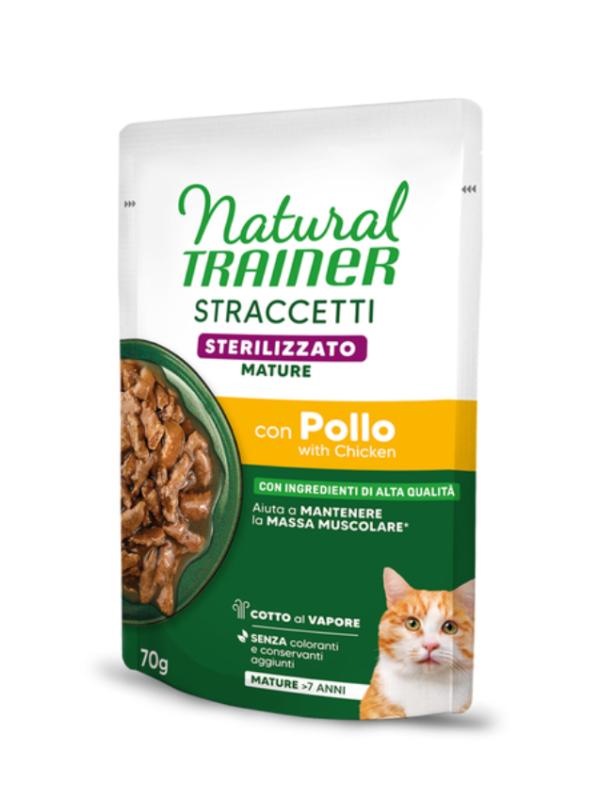  NATURAL TRAINER Sterilised Pollo Mature 70gr