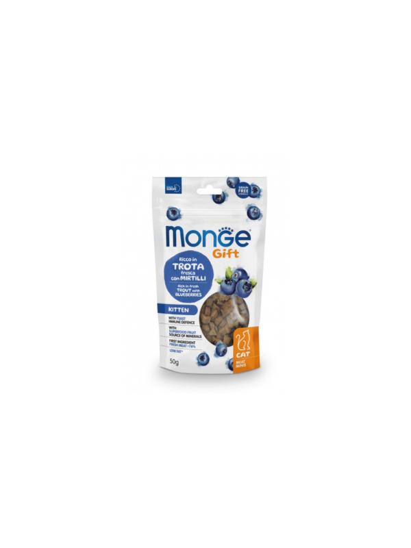 MONGE CAT GIFT Snack Kitten Trota 60gr