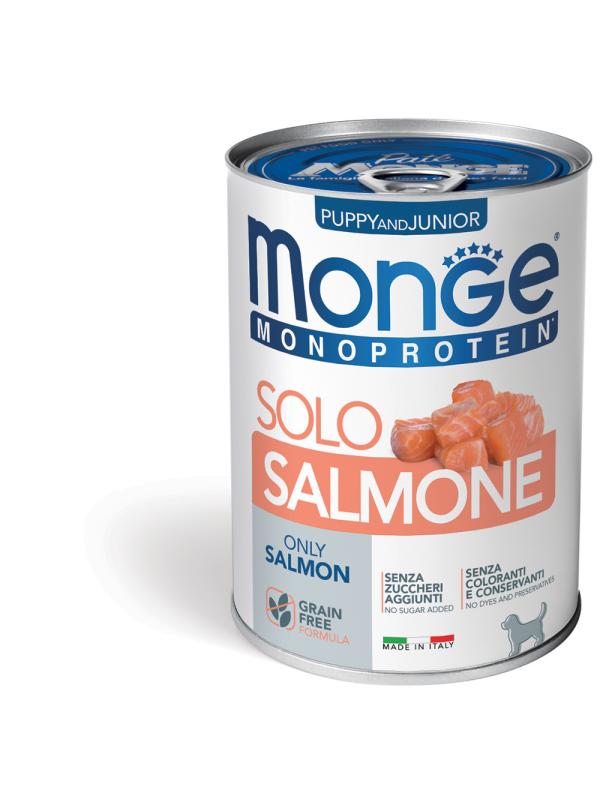 MONGE DOG Solo PUPPY Salmone 400gr