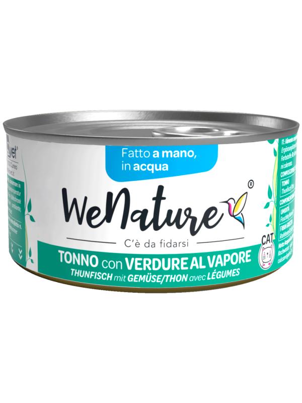 WENATURE Cat Acqua Tonno con Verdure al Vapore 85gr