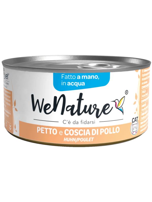 WENATURE Cat Acqua Petto e Coscia di Pollo 85gr