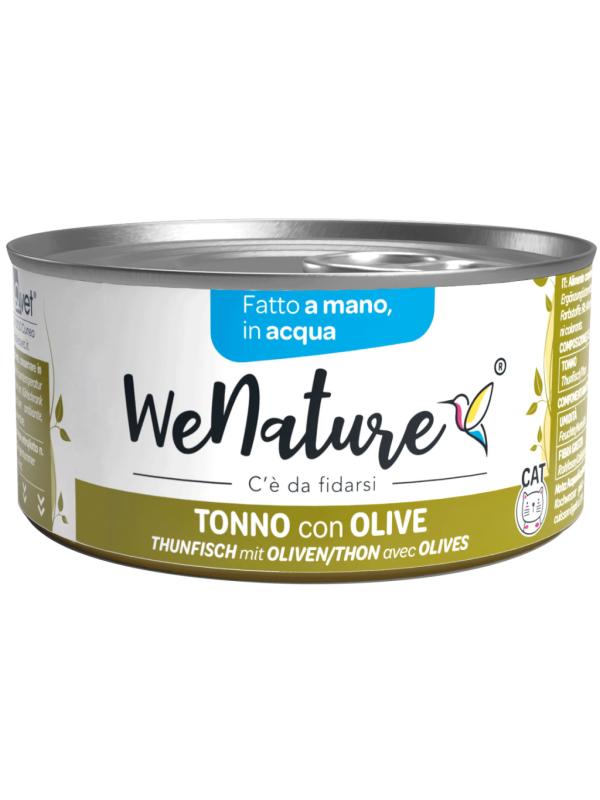 WENATURE Cat Acqua Tonno con Olive 85gr