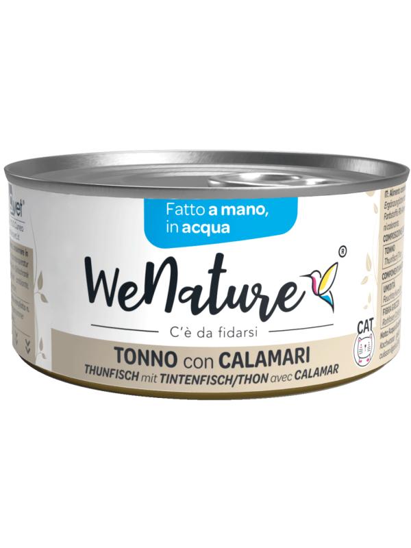 WENATURE Cat Acqua Tonno con Calamari 85gr