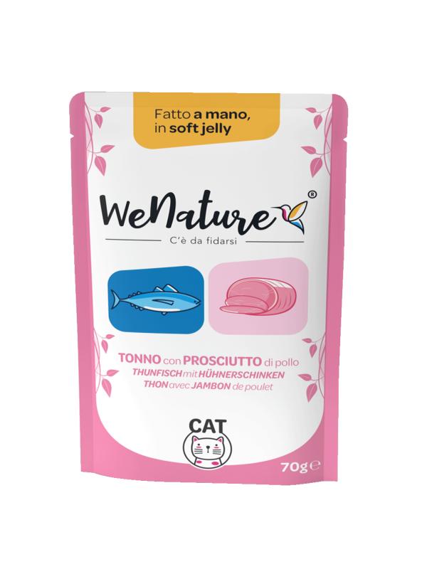 WENATURE Cat Tonno con Prosciutto 70gr