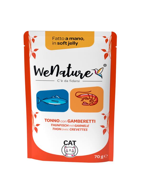WENATURE Cat Tonno con Gamberetti 70gr
