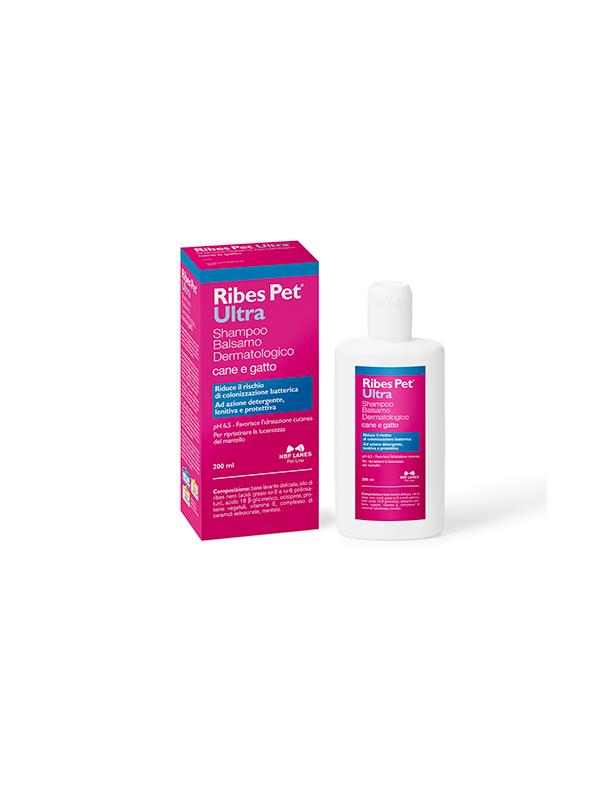 Ribes Pet Shampoo Balsamo per Cane e Gatto Lucentezza 200ml