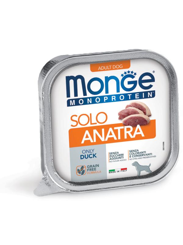 MONGE DOG Solo Anatra 150gr