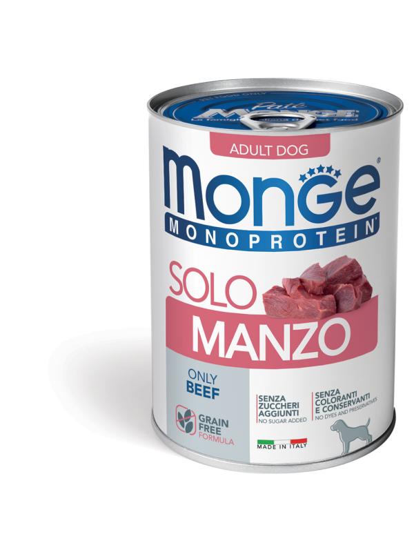 MONGE DOG Solo Manzo 400gr