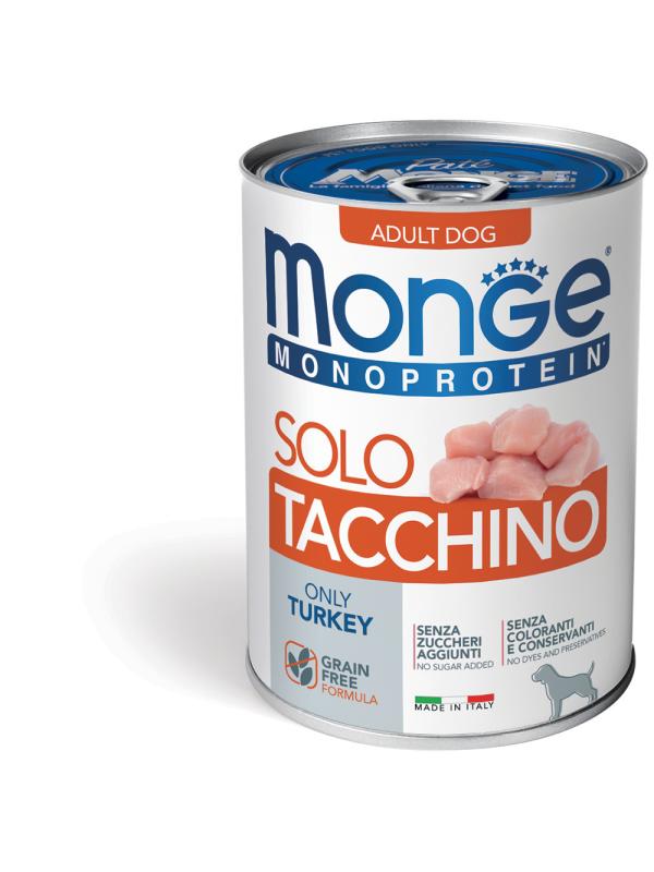 MONGE DOG Solo Tacchino 400gr