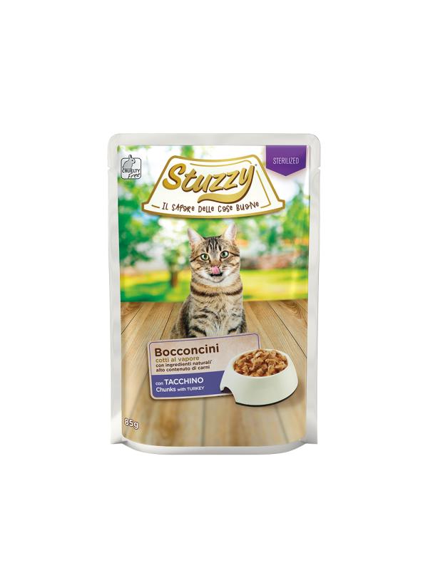 Stuzzy Cat Bocconcini Tacchino Sterilized 85g