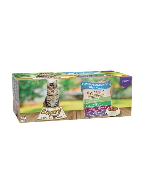 Stuzzy Cat Multipack Sterilized 48 x 85gr 