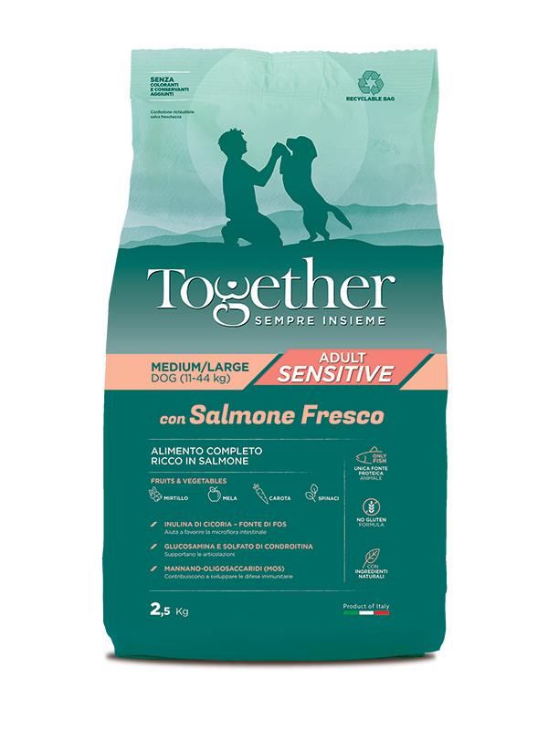 TOGETHER DOG ADULT SENSITIVE SALMONE MEDIUM LARGE 12KG