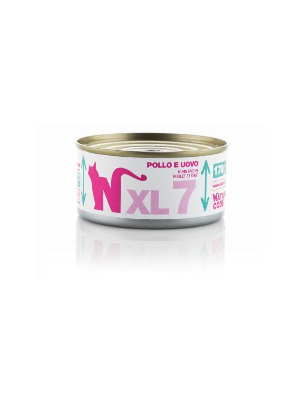 Natural Code Cat XL Pollo e Uovo 170g